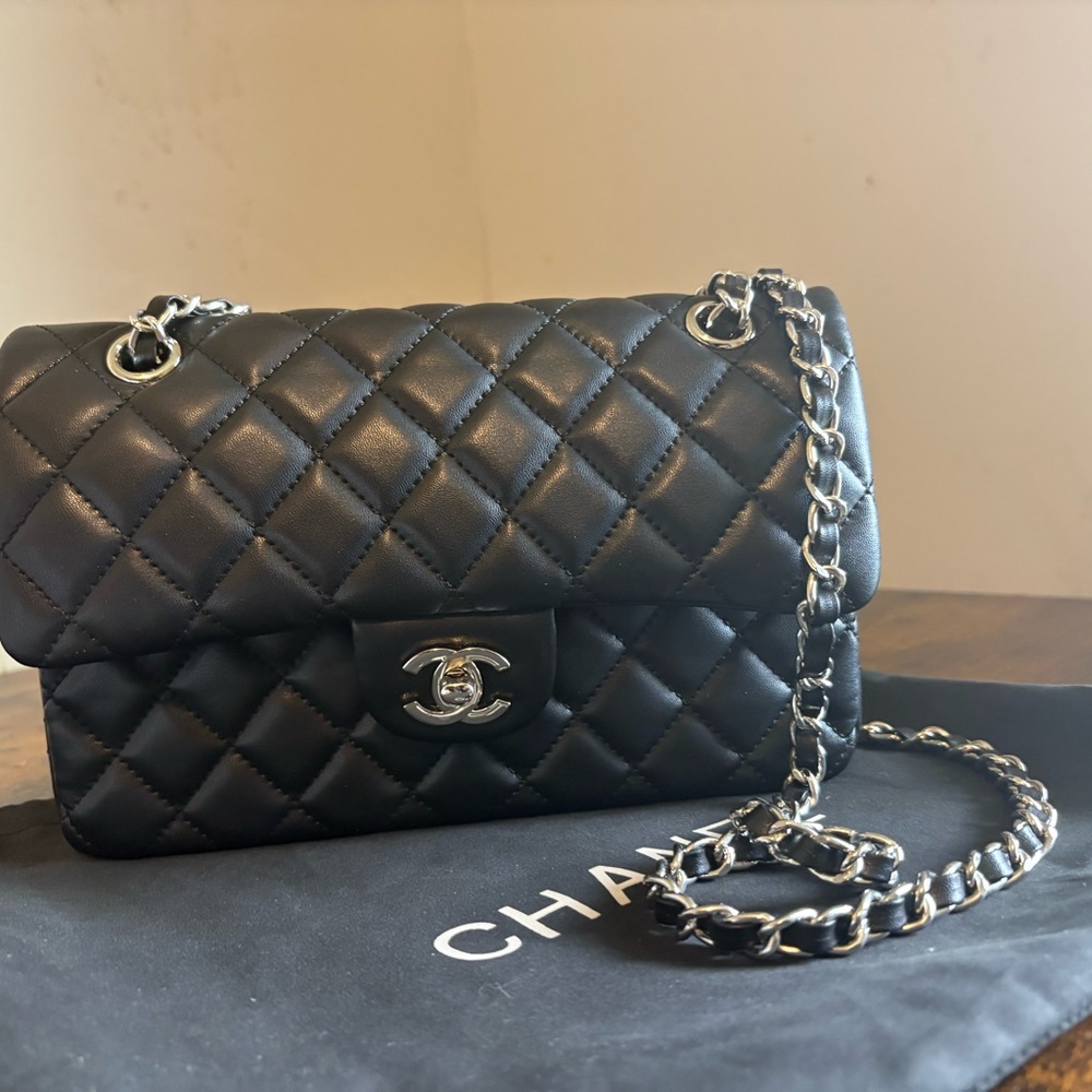Chanel Black Quilted Mini Bag with Chain